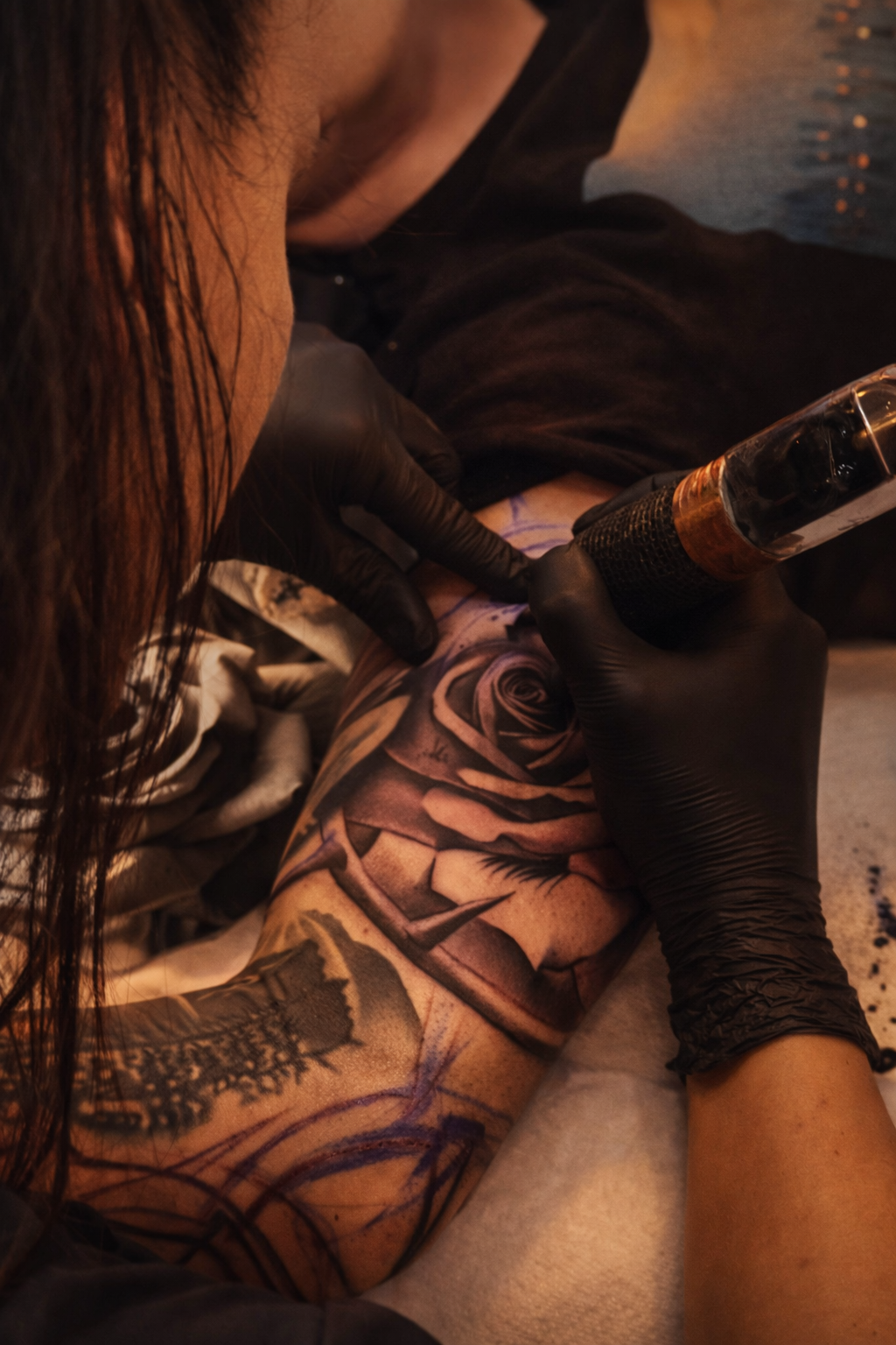 Irene al lavoro - composizione